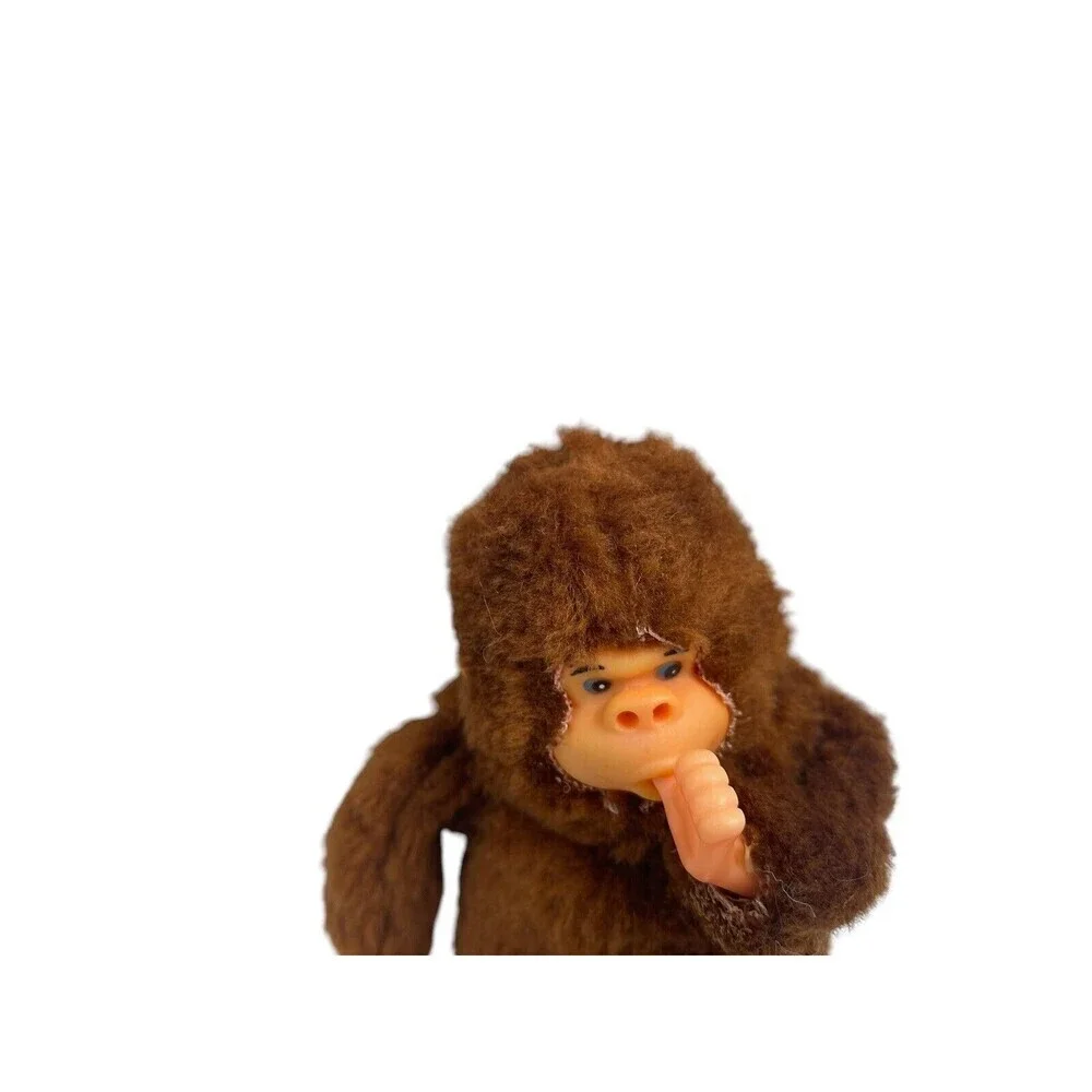 Vintage Gilroy The Gorilla Thumb Sucking Plush Beanie Soft Toy Ape Monkey VGC 5”
